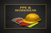 Industrial PPE and workwear such as safety helmets, gloves, and hi-vis clothing supplied by Jones & Clark Ltd