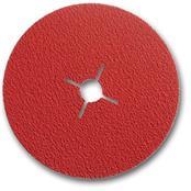 (pack Of 25) 115x22mm P60grit Karbosan KFCK Ceramic Fibre Sanding Discs