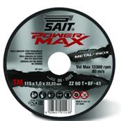 (pack Of 20) 115x1x22mm Zz60t Inox Sait Powermaxx-Tm Flat Cutting Discs