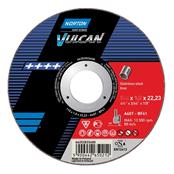 (pack Of 25) 125x1.6x22mm A46t-Bf41 Inox Norton Vulcan Flat Cutting Discs