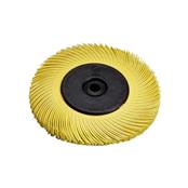 152x12.7x25.4mm P120 A1 Tyrolit Sunburst White Radial Bristle Brush