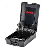 Ruko Ultimatecut 4s 5pce Runatec Coated Countersink Set  (6.3,10.4,16.5,20.5,25mm)