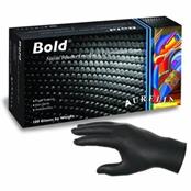 (pack Of 100) Aurelia Bold Small Black Nitrile PF Disposable Gloves