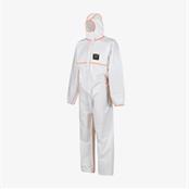 Alphashield S2200 Large 5/6 White Hooded Disposable Coverall