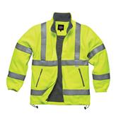 F301 Xlarge Hi Vis yellow/navy Two Tone Fleece Jacket