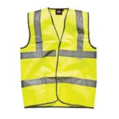 YELLOW HI VIS CLASS 2 WAISTCOAT