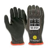 Tilsatec 50-6121 Size9 Foam Nitrile Palm Coated Cut Level F Gloves With Thumb