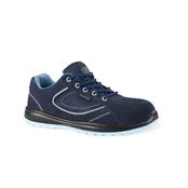 Rockfall Pearl Size6 S1p Blue Womens Safety Trainers