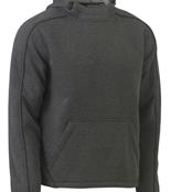 Bisley Xlarge Marle Grey Flex and Move Fleece Hoodie Jumper