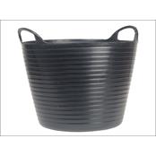 28litre Black  Polyethylene Flexible Tub