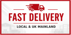 Fast local delivery and UK mainland shipping available